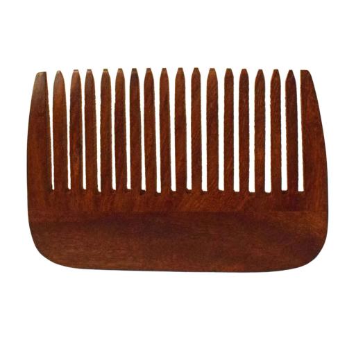 Wide tooth hair comb sheesham wood, brown