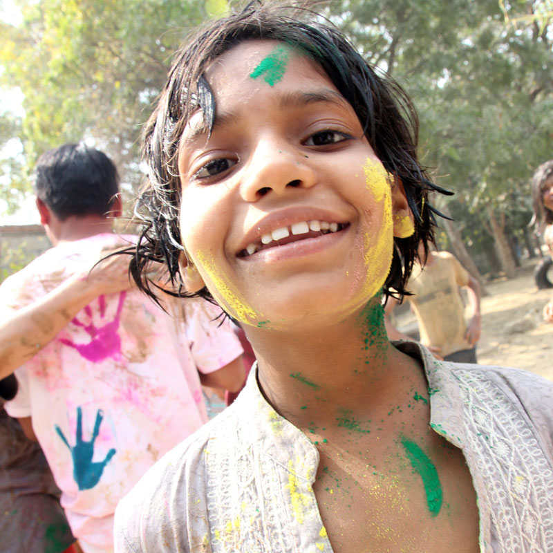 Having a great time during Holi