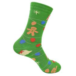 Bamboo Socks Christmas Green Shoe Size UK 3-7 Womens Fair Trade Eco