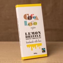 Organic Lemon Drizzle White Chocolate Bar 100g