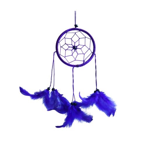 Dreamcatcher purple 10cm diameter