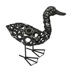 Recycled Metal Duck Ornament