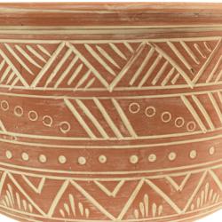 Terracotta planter, 21cm diameter