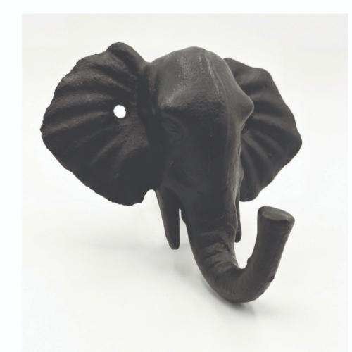 Coat Hook Metal Elephant