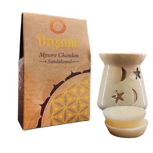 Wax melts, Organic Goodness, Mysore Chandan Sandalwood