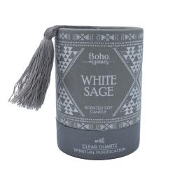 Boho Organics Soy Candle White Sage 200g