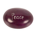 Pebble peace purple