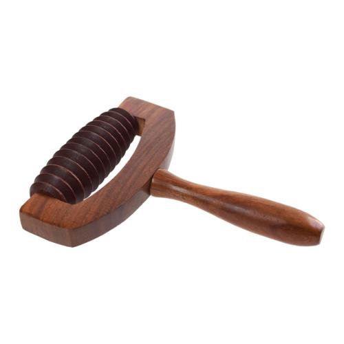Massager luxurious sheesham wood wide roller 14.5x18cm