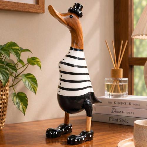 Duck Stripes and Spots Bamboo Root 36cm