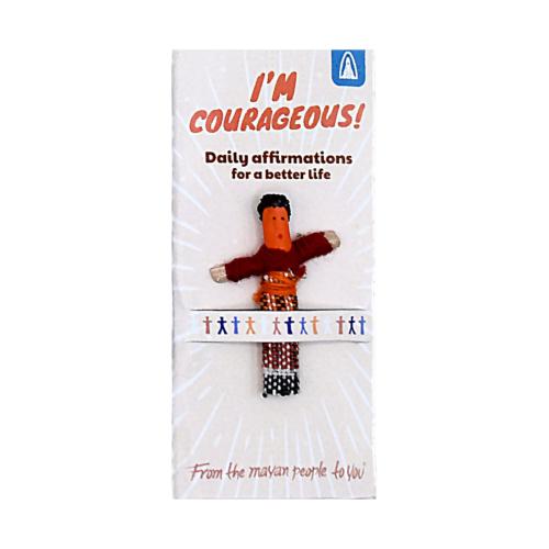 Worry doll, affirmation I'm courageous