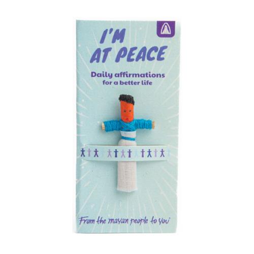 Worry doll, affirmation I'm at peace