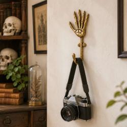 Skeletal Hand Wall Hook Recycled Aluminium