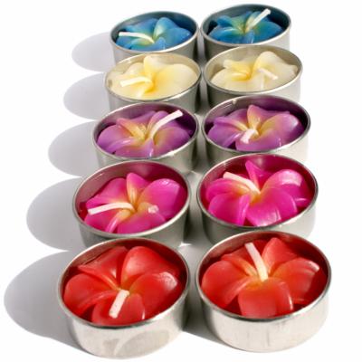 Scented t-lites x 10 frangipani