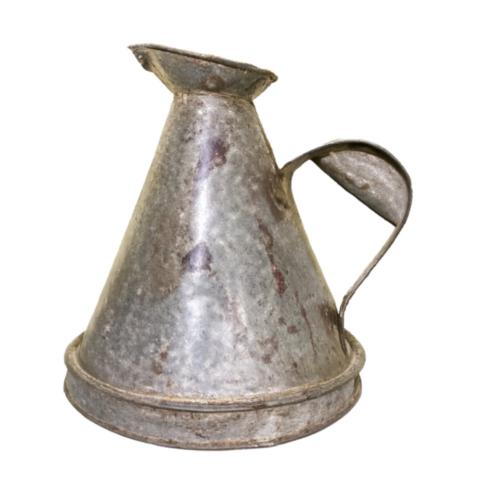 Vase Retro Recycled Oil Measuring Can