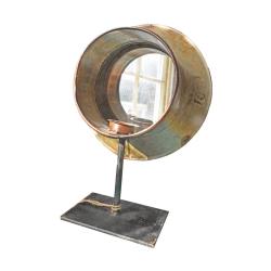 Candle Holder Bronze / Silver Colour Retro Recycled Milk Can