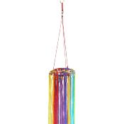Rainbow spinner with dreamcatcher tassels 6x80cm