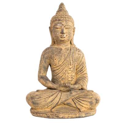 Buddha, sandstone, 33cm height