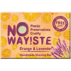 NO WAY!STE solid shaving bar, Orange & Lavender