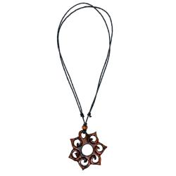 Pendant Sonokeling Rosewood, 7 Pointed Star
