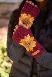 Sunflower Handwarmer Burgundy