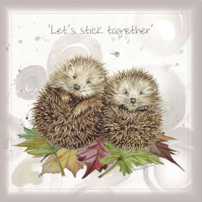 Greetings card, let’s stick together