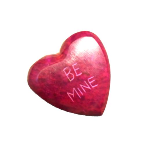 Sentiment Pebble Heart, Be Mine 3.5 x 3.5cm