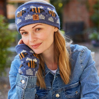 Sweaters, scarves, hats, gloves