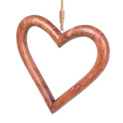 Hanging Heart Jempinis Wood 30 x 32cm
