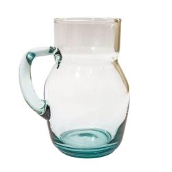 Handcrafted Recycled Glass Jug 1.4 Litre
