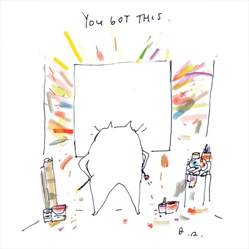 Greetings card "You Got This" 16x16cm