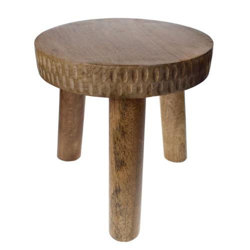 Plant pot stand, eco-friendly mango wood 20x20xm