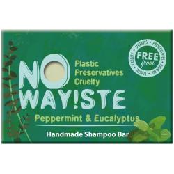 NO WAY!STE solid shampoo bar, Peppermint & Eucalyptus