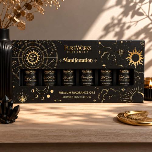 Set of 6 Aroma Oil Bottles Esoteric in Box