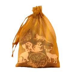 Set of 6 printing blocks in bag, UK endangered animals