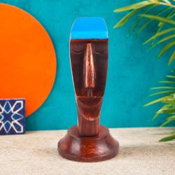 Glasses / Spectacle Stand Mango Wood Easter Island