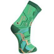 Bamboo Socks Circuit Board Shoe Size UK 3-7 Womens Fair Trade Eco
