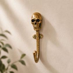 Skull Wall Hook Recycled Aluminium