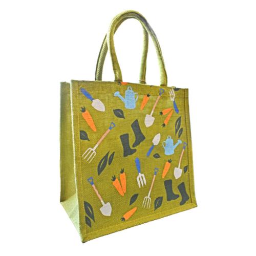 Jute shopping bag, Gardening 30x30cm