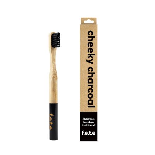 Cheeky charcoal children’s toothbrush made from eco-friendly Bamboo