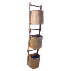 Planter / Storage Bins Retro Recycled Water Wheel Buckets