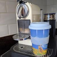 Reusable Tea/Coffee Travel Cup/Mug Eco Biodegradable Rice Husk Charaka Pilgrim