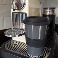 Reusable Tea/Coffee Travel Cup/Mug Eco Biodegradable Rice Husk Charcoal