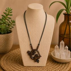 Pendant Sonokeling Rosewood, Lizard