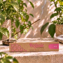 Organic goodness incense, rose scented, box of 12