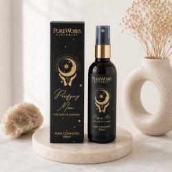 Aura Cleansing Spray Esoteric Purifying Moon, Palo Santo and Lavender