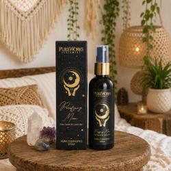 Aura Cleansing Spray Esoteric Purifying Moon, Palo Santo and Lavender