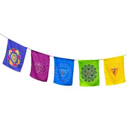 Prayer flags, Chakra symbols