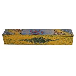 Incense box wood Om design 30 x 5 x 5cm