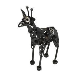 Recycled Metal Giraffe Ornament