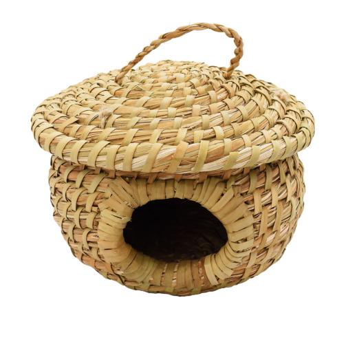 Bird house, woven hogla